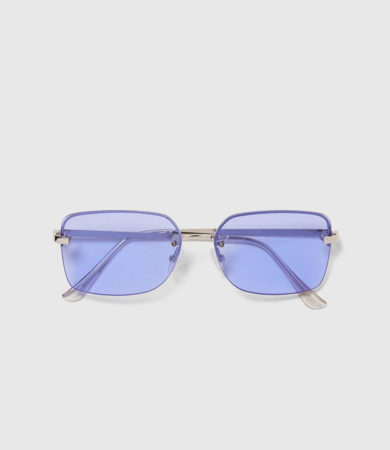 Sunglasses width blue lenses